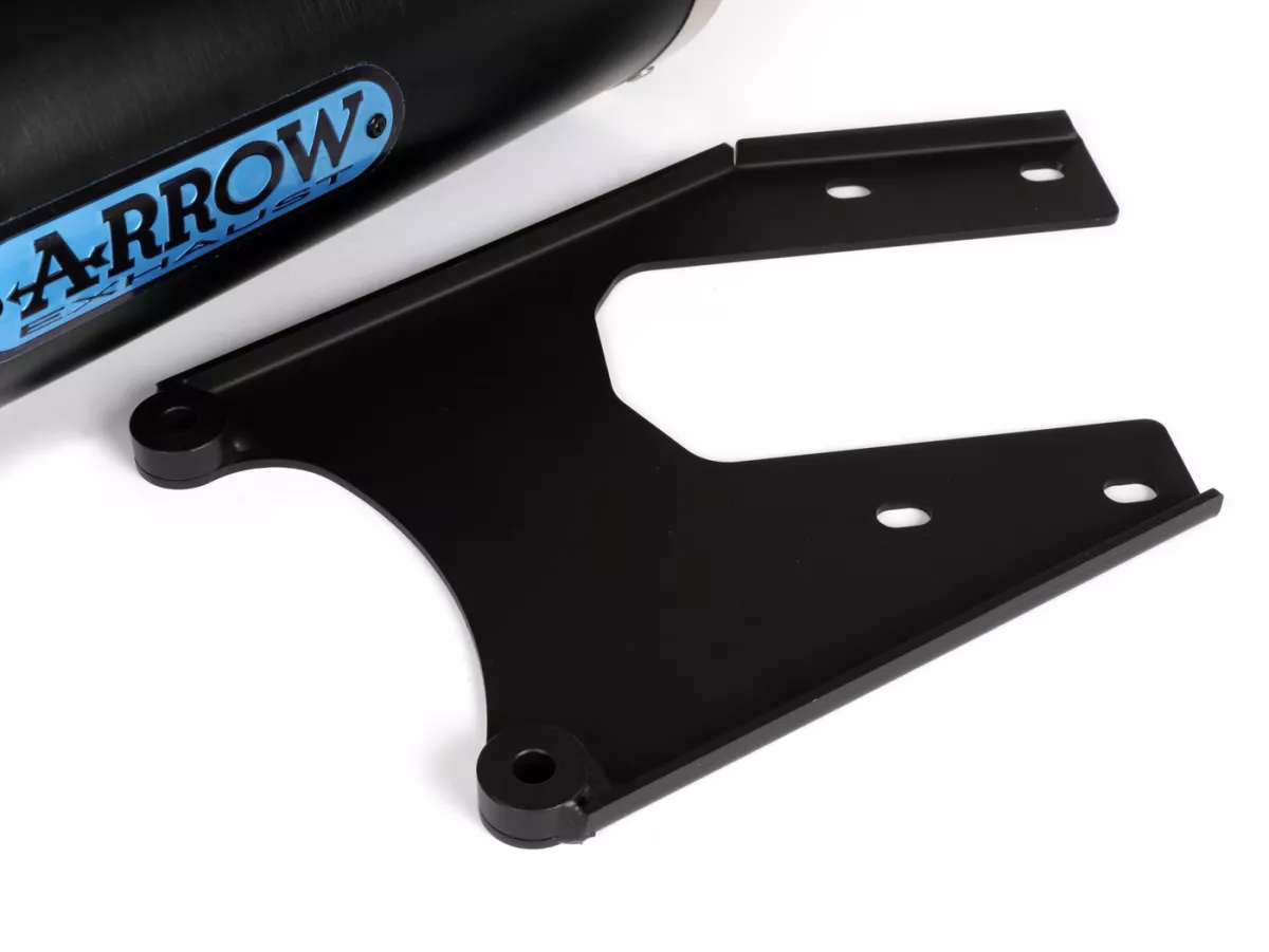 Silenziatore posteriore- ARROW Urban- Alluminio scuro- Vespa Sprint 125i IGET (ZAPMA13) 2017-, Vespa Primavera 125i IGET (ZAPMA11) 2017-.