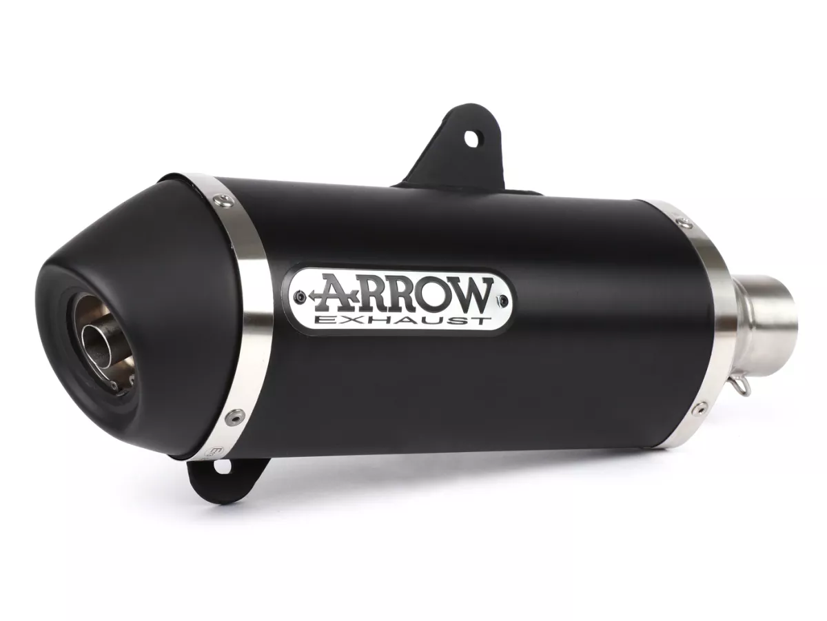 Silenziatore posteriore- ARROW Urban- Alluminio scuro- Vespa GTS 125 IGET (ZAPMA31) 2017-2019, Vespa GTS 125 IGET (ZAPMA32) 2017-2019, Vespa GTS 125 IGET (ZAPMA37) 2017-2019