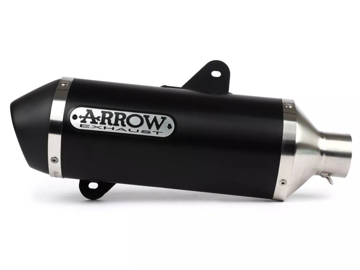 Silenziatore posteriore- ARROW Urban- Alluminio scuro- Vespa GTS 125 IGET (ZAPMA31) 2017-2019, Vespa GTS 125 IGET (ZAPMA32) 2017-2019, Vespa GTS 125 IGET (ZAPMA37) 2017-2019