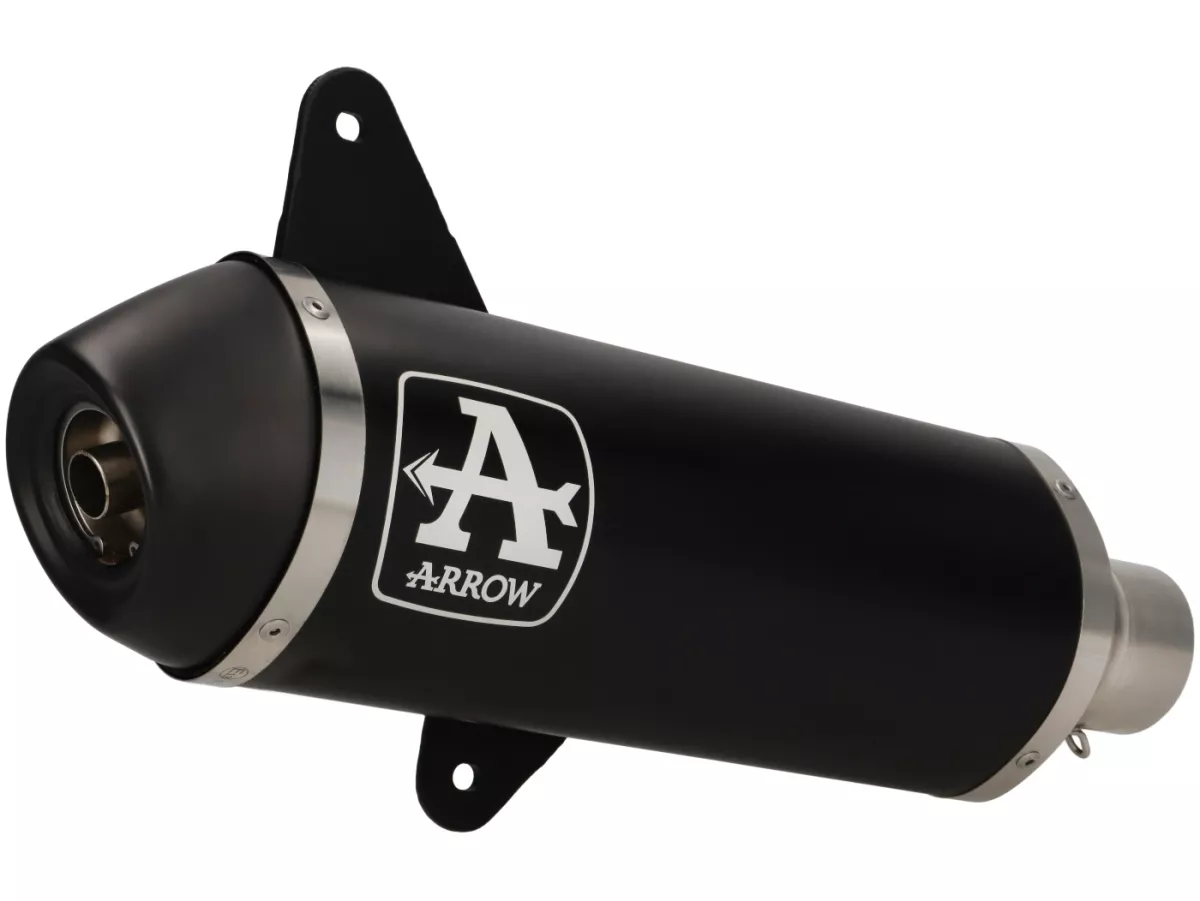 Avgasrör -ARROW- Urban Dark Aluminium- Vespa GTS Super HPE 300 (Euro 5, ZAPMD3100, ZAPMD3101, ZAPMD3101) - med katalysator (2021-) Euro 5