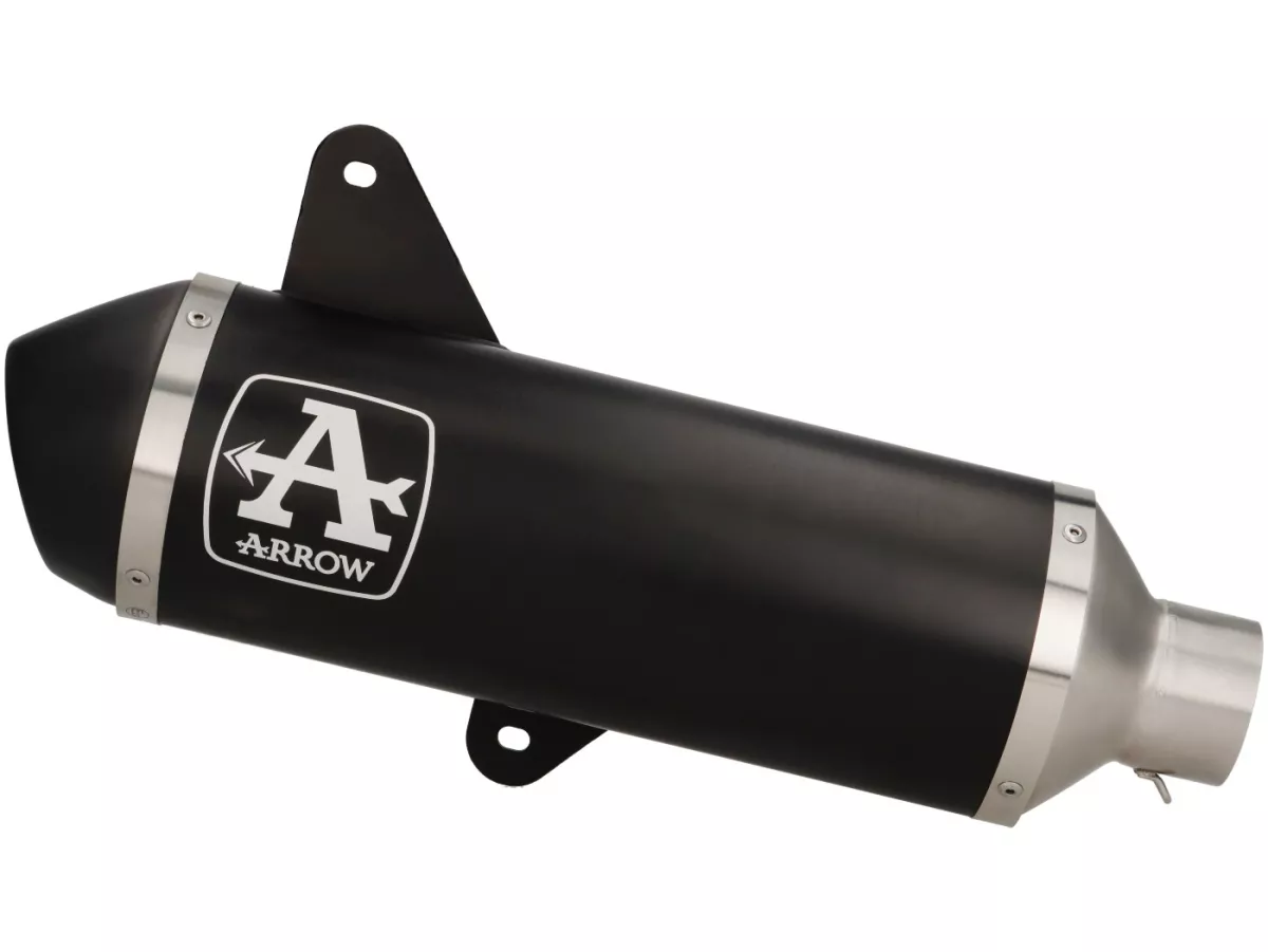Avgasrör -ARROW- Urban Dark Aluminium- Vespa GTS Super HPE 300 (Euro 5, ZAPMD3100, ZAPMD3101, ZAPMD3101) - med katalysator (2021-) Euro 5