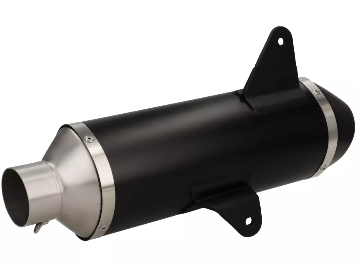 Avgasrör -ARROW- Urban Dark Aluminium- Vespa GTS Super HPE 300 (Euro 5, ZAPMD3100, ZAPMD3101, ZAPMD3101) - med katalysator (2021-) Euro 5