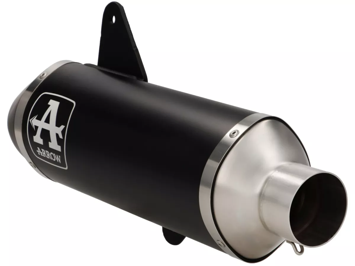 Avgasrör -ARROW- Urban Dark Aluminium- Vespa GTS Super HPE 300 (Euro 5, ZAPMD3100, ZAPMD3101, ZAPMD3101) - med katalysator (2021-) Euro 5