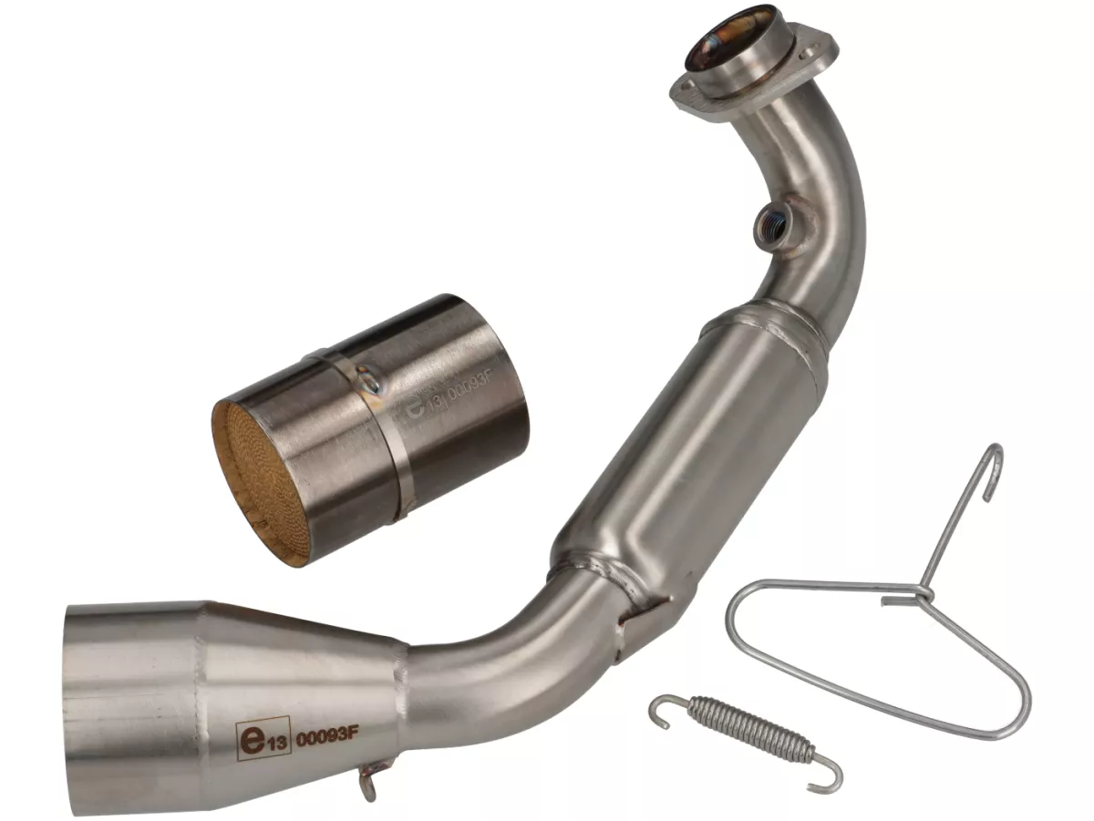 Avgasrör -ARROW- Urban Dark Aluminium- Vespa GTS Super HPE 300 (Euro 5, ZAPMD3100, ZAPMD3101, ZAPMD3101) - med katalysator (2021-) Euro 5