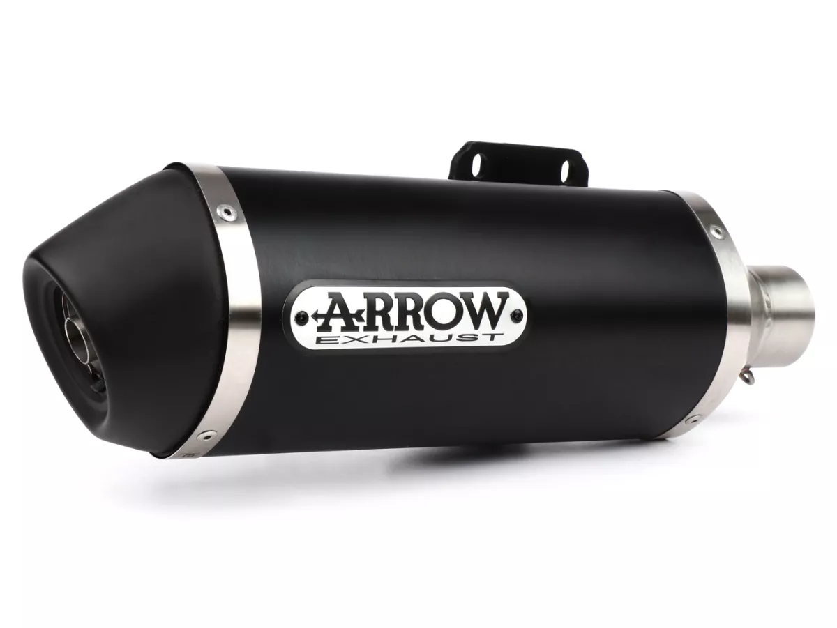 Scarico -ARROW- Urban Dark Aluminium- Vespa Sprint/Primavera 125-150 (2014-2016)- Racing