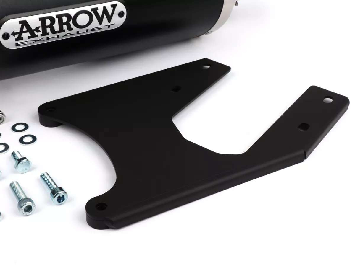 Scarico -ARROW- Urban Dark Aluminium- Vespa Sprint/Primavera 125-150 (2014-2016)- Racing