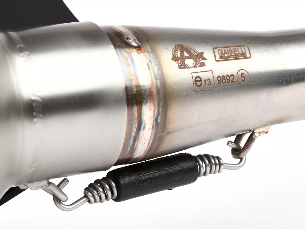 Scarico -ARROW- Urban Dark Aluminium- Vespa Sprint/Primavera 125-150- con catalizzatore (2014-2016)- Euro 3