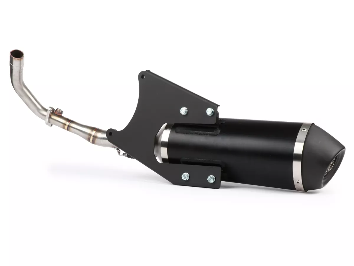 Scarico -ARROW- Urban Dark Aluminium- Vespa Sprint/Primavera 125-150- con catalizzatore (2014-2016)- Euro 3