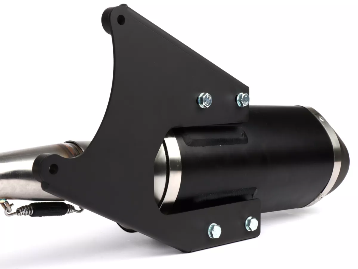 Scarico -ARROW- Urban Dark Aluminium- Vespa Sprint/Primavera 125-150- con catalizzatore (2014-2016)- Euro 3