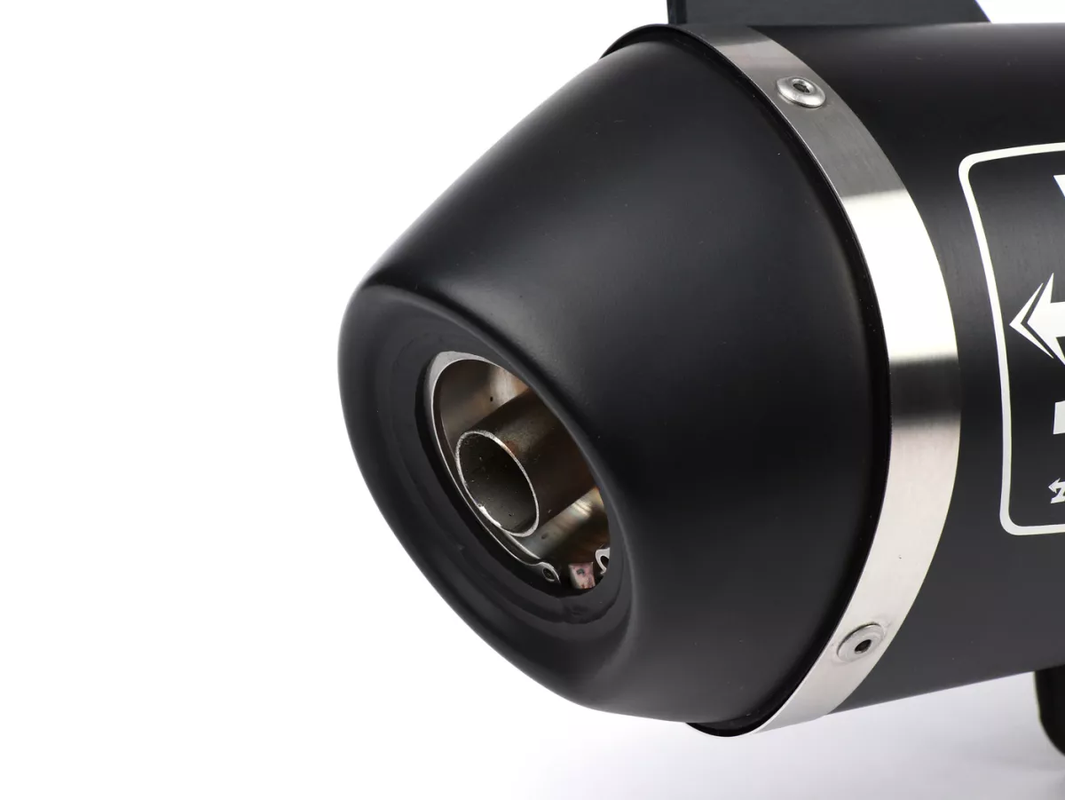 Scarico -ARROW- Urban Dark Aluminium- Vespa GTS 125 (2008-2016)- Racing