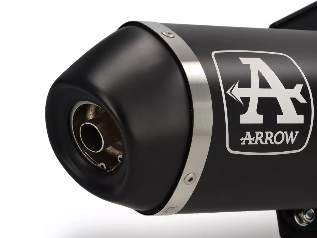 Scarico -ARROW- Urban DarkAluminium- Vespa Sprint/Primavera 125 (2017-2018)Racing