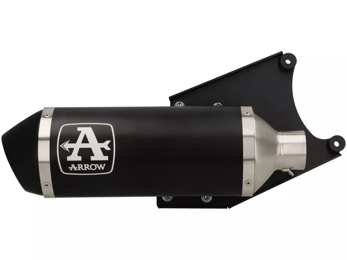 Scarico -ARROW- Urban DarkAluminium- Vespa Sprint/Primavera 125 (2017-2018)Racing