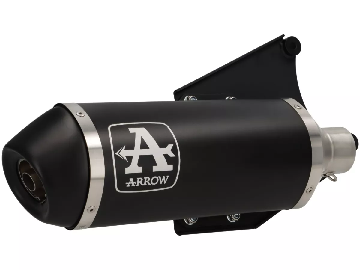 Scarico -ARROW- Urban DarkAluminium- Vespa Sprint/Primavera 125- con catalizzatore (2017-2018) Euro 4