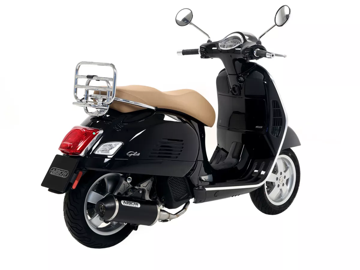 Scarico -ARROW- Urban DarkAluminium- Vespa GTS 125 (2017-2018) - Racing