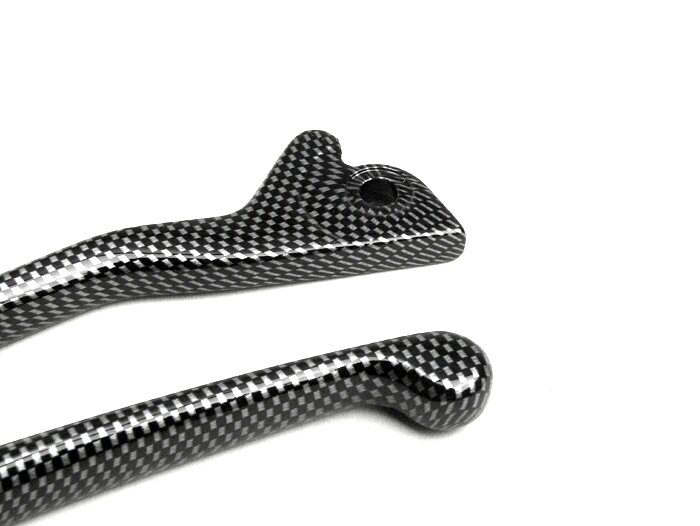 Set di leve freno -QUALITÀ OEM- Classic Gilera Runner DT (sistema frenante Grimeca) - Stile carbonio