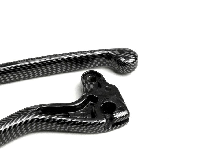 Set di leve freno -QUALITÀ OEM- Classic Gilera Runner DT (sistema frenante Grimeca) - Stile carbonio
