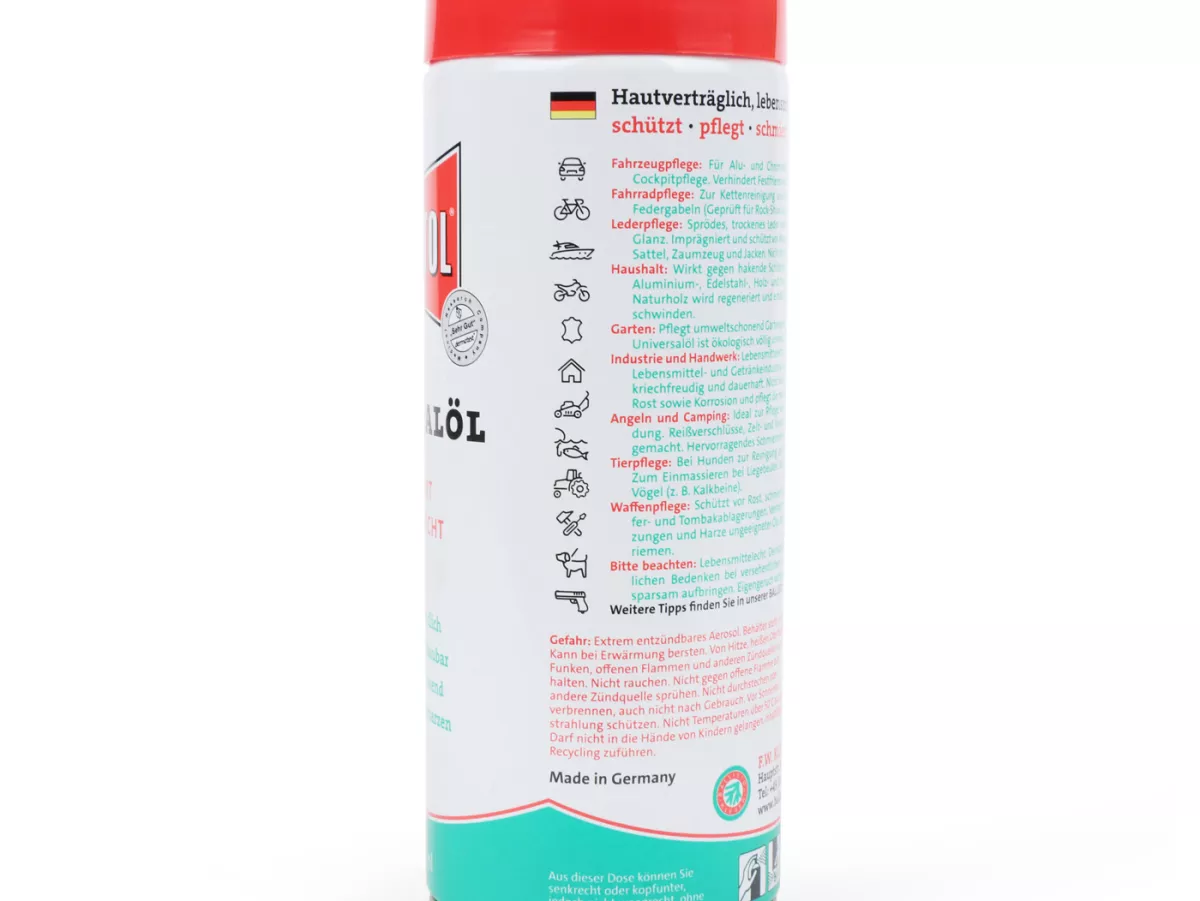 Huile de pulvérisation universelle -BALLISTOL- huile polyvalente - 200ml