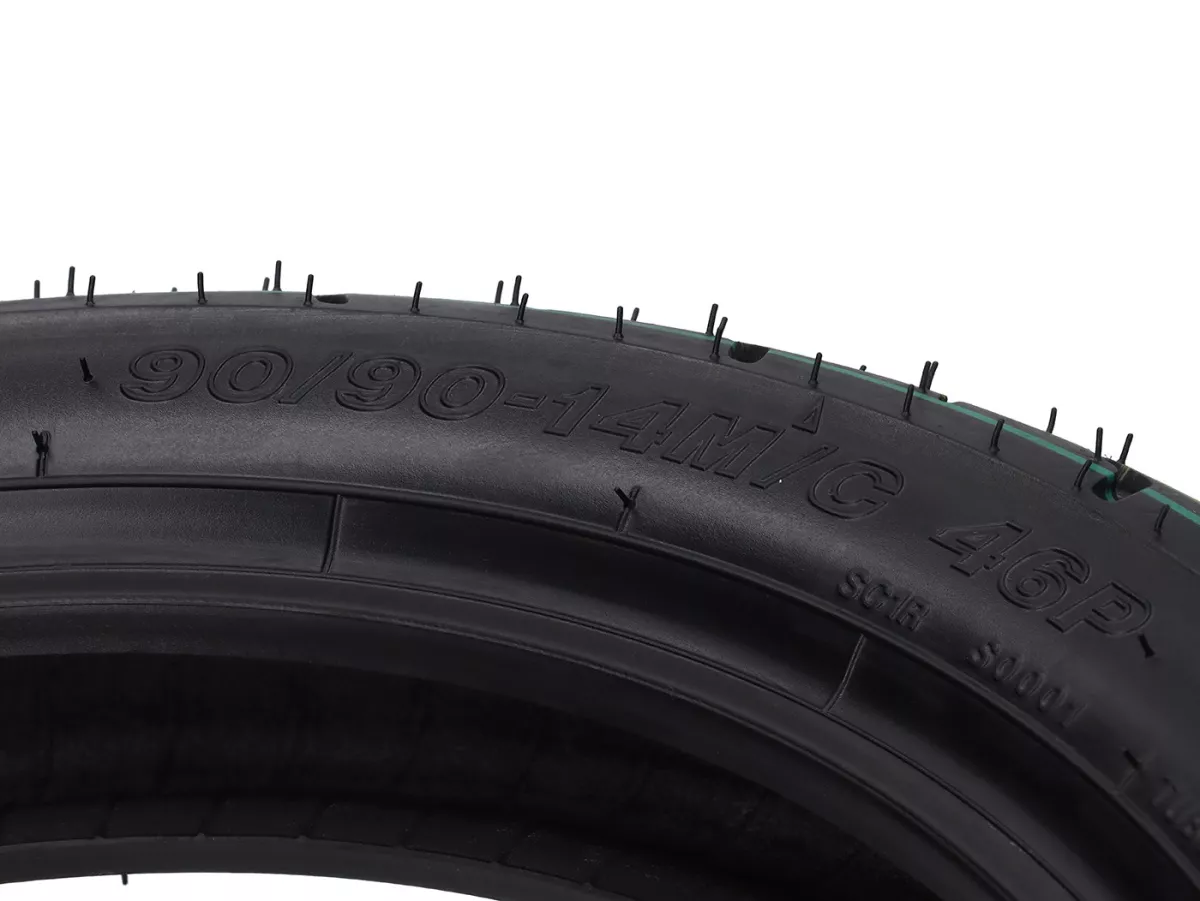 Pneu -BRIDGESTONE BATTLAX SC- arrière - 90/90 - 14 pouces TL 46P