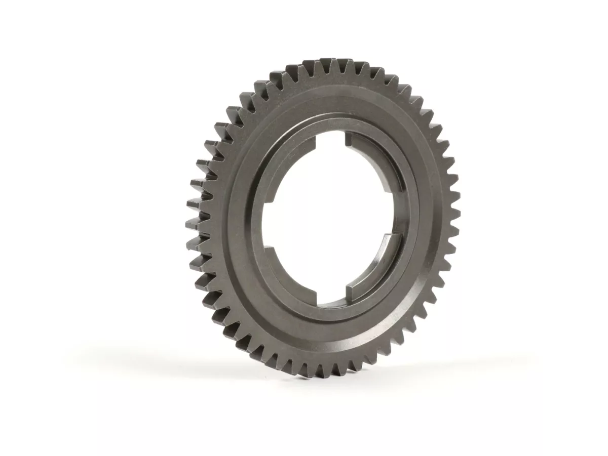 Gigi 3 -BENELLI, gearbox 4-percepatan- Vespa PK S, PK XL1, PK XL2, ETS, V50 (V5A1T dari no. 69444), Special (V5B3T dari no. 94315), Elestart (V5B4T dari no. 1514), PV125 (VMA2T dari no. 150203), ET3 (VMB1T dari no. 8161) - 50 gigi (std)