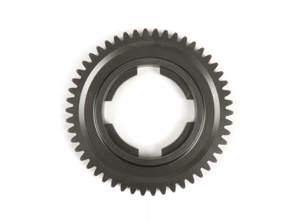 Gigi 3 -BENELLI, gearbox 4-percepatan- Vespa PK S, PK XL1, PK XL2, ETS, V50 (V5A1T dari no. 69444), Special (V5B3T dari no. 94315), Elestart (V5B4T dari no. 1514), PV125 (VMA2T dari no. 150203), ET3 (VMB1T dari no. 8161) - 50 gigi (std)