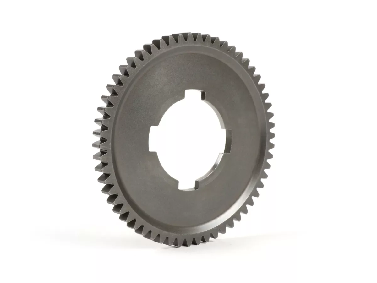 Cambio 1 -BENELLI, 4 marce- Vespa PK S, PK XL1, PK XL2, ETS, V50 (V5A1T dal n. 69444), Special (V5B3T dal n. 94315), Elestart (V5B4T dal n. 1514), PV125 (VMA2T dal n. 150203), ET3 (VMB1T dal n. 8161) - 58 denti (std)