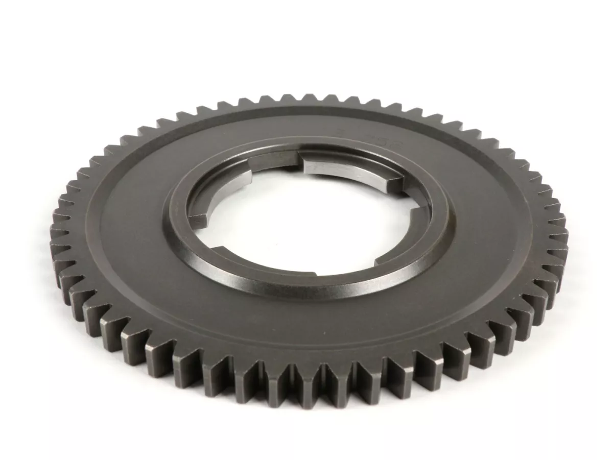 Cambio 1 -BENELLI, 4 marce- Vespa PK S, PK XL1, PK XL2, ETS, V50 (V5A1T dal n. 69444), Special (V5B3T dal n. 94315), Elestart (V5B4T dal n. 1514), PV125 (VMA2T dal n. 150203), ET3 (VMB1T dal n. 8161) - 58 denti (std)