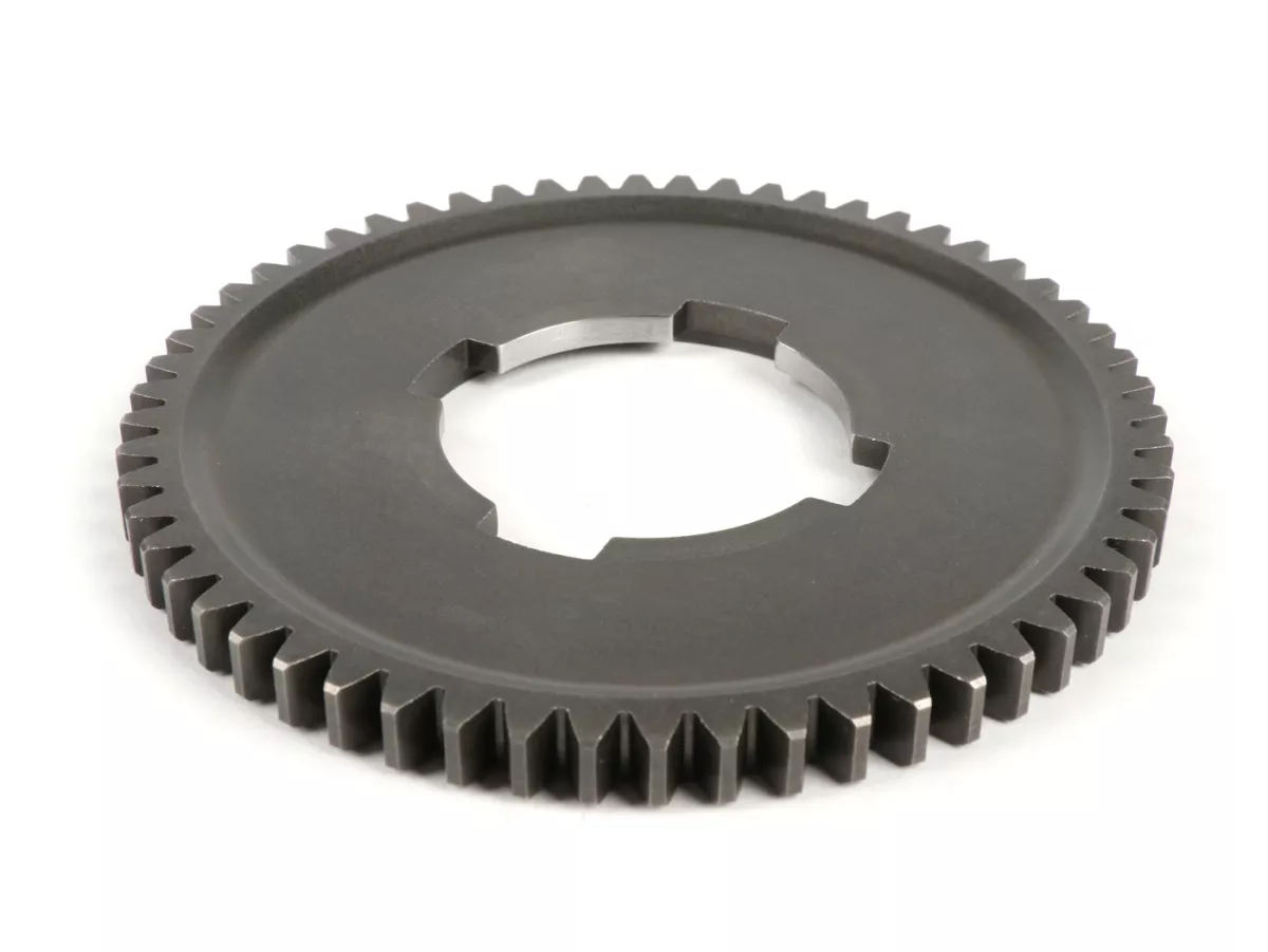 Cambio 1 -BENELLI, 4 marce- Vespa PK S, PK XL1, PK XL2, ETS, V50 (V5A1T dal n. 69444), Special (V5B3T dal n. 94315), Elestart (V5B4T dal n. 1514), PV125 (VMA2T dal n. 150203), ET3 (VMB1T dal n. 8161) - 58 denti (std)