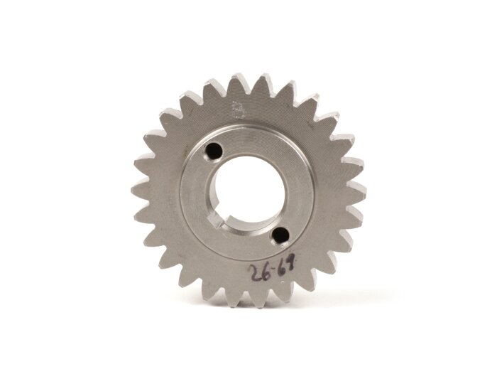 Primair rondsel -BENELLI 2.56->2.65- Vespa V50, PV125, ET3, PK50, PK80, PK125 - 26 tanden (rechte vertanding)