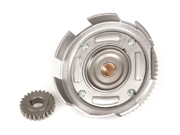 Primaire overbrenging -BENELLI versterkt- Vespa V50, PV125, ET3, PK50, PK80, PK125 - 24-72 = 3.00 (rechte vertanding)