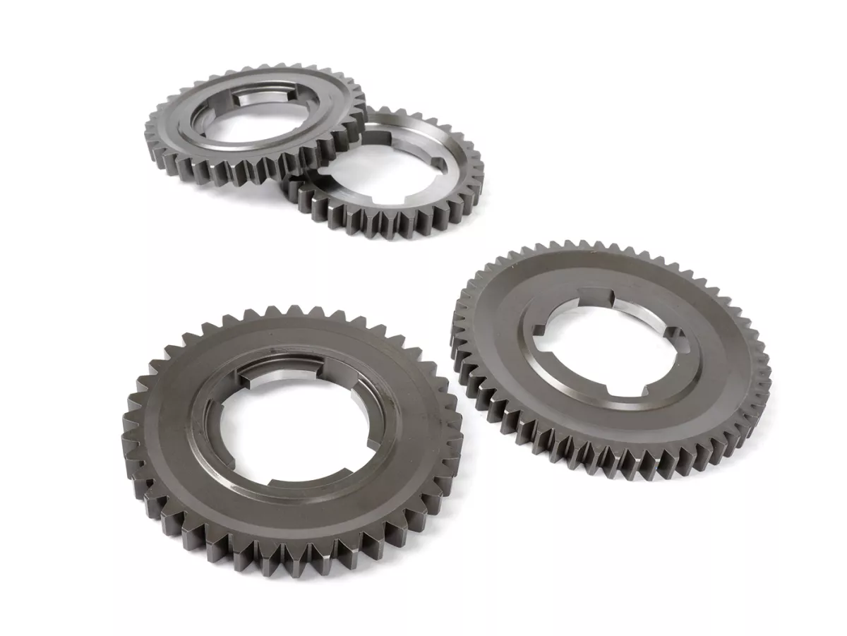 Caja de cambios -BENELLI Tipo Grantour Touring- Vespa PX125, PX150, PX200, T5 125cc, Cosa - 12/55, 13/40, 16/35, 19/33 dientes