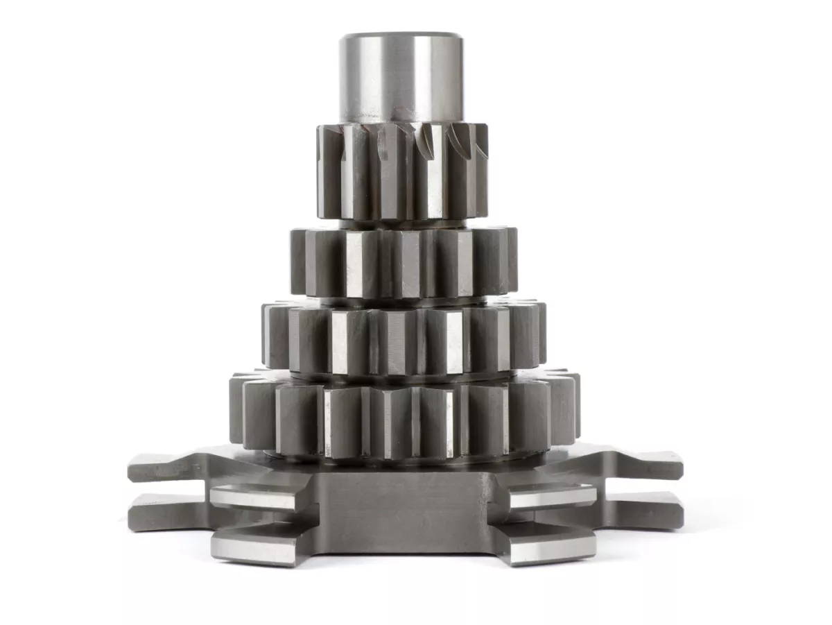 Caja de cambios -BENELLI Tipo Grantour Touring- Vespa PX125, PX150, PX200, T5 125cc, Cosa - 12/55, 13/40, 16/35, 19/33 dientes