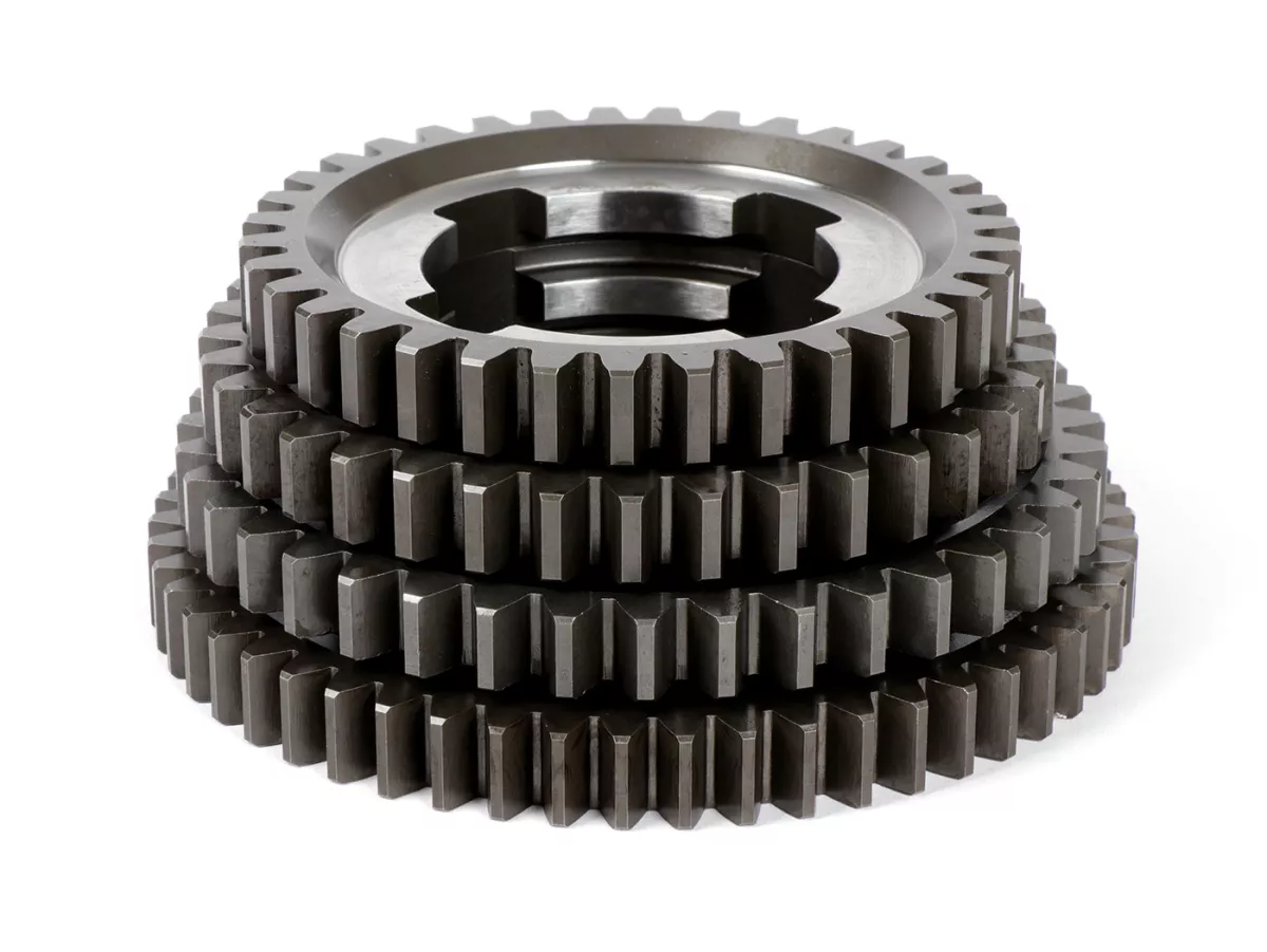 Caja de cambios -BENELLI Tipo Grantour Sport- Vespa PX125, PX150, PX200, T5 125cc, Cosa - 12/55, 13/40, 16/37, 19/35 dientes