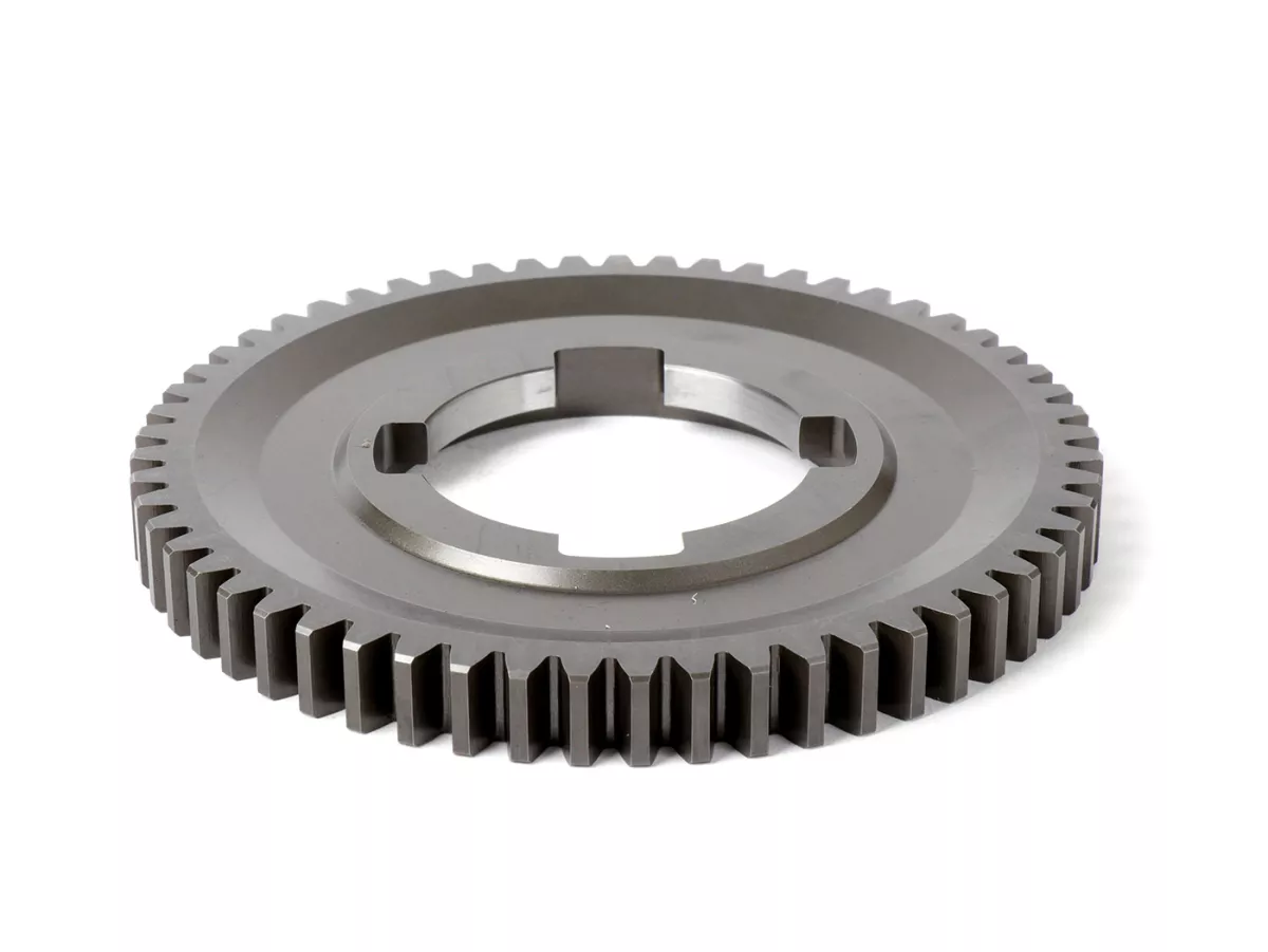 1st gear cog -BENELLI- Vespa PX125, PX150, PX200, T5 125cc, Cosa - 57 teeth