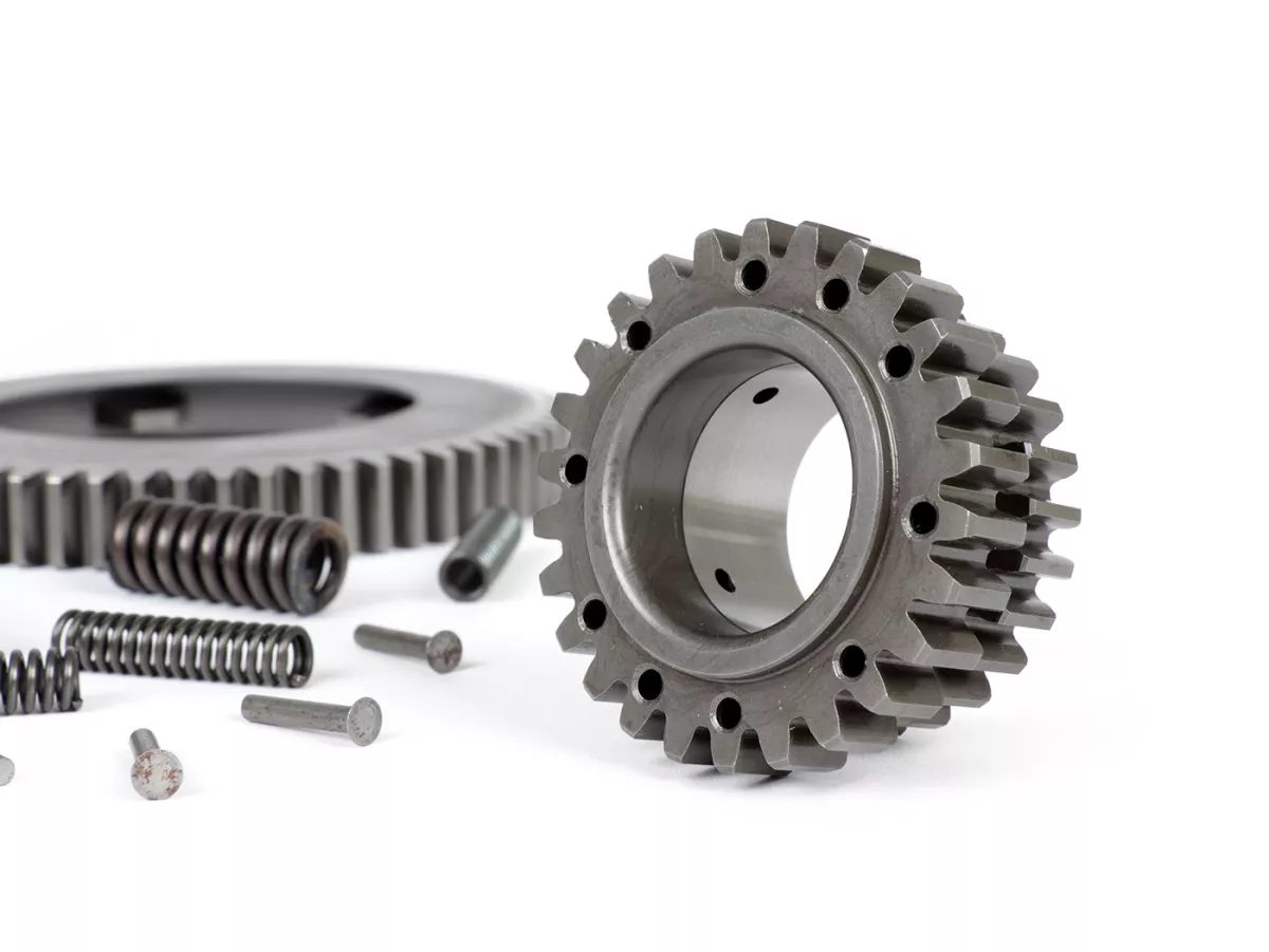 Rapporto di trasmissione primario per frizione Kingwelle/Crimaz CMX -BENELLI rinforzato/diritto- Vespa Largeframe PX, Rally, Sprint, Cosa, T5, LML 2T - 23/64 (2,78)