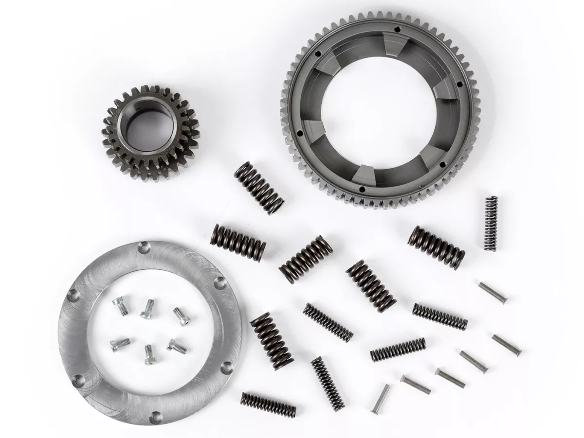 Rapporto di trasmissione primario per frizione Albero di comando/Crimaz CMX -BENELLI rinforzato/con denti diritti- Vespa Largeframe PX, Rally, Sprint, Cosa, T5, LML 2T - 20/65 (3,25)