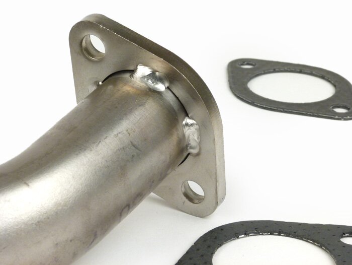 Uitlaatspruitstuk -BGM PRO- (Made in Germany) Piaggio 125-180 ccm 2-takt - Gilera Runner FX/FXR 125-180, Italjet Dragster 125-180, Piaggio SKR125, SKR150, TPH125, Skipper125, Skipper150, Hexagon LX/LXT 125-180 - Roestvrij staal
