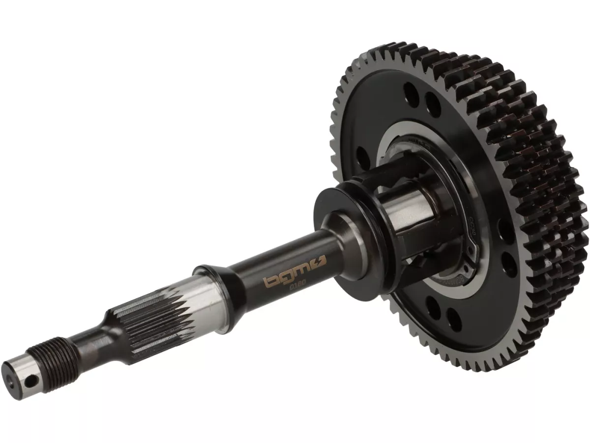 Gearbox (gear cogs incl. drive shaft) -BGM PRO- Vespa Smallframe,  4-speed- 58, 54, 50, 46 teeth, Vespa PK S, PK XL1, PK XL2, ETS, V50 (V5A1T from Nr. 69444), Special (V5B3T from Nr. 94315), Elestart (V5B4T from Nr. 1514), PV125 (VMA2T from Nr. 150203), E