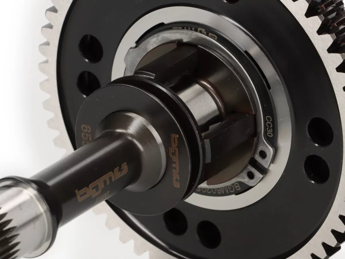 Gearbox (gear cogs incl. drive shaft) -BGM PRO- Vespa Smallframe,  4-speed- 58, 54, 50, 46 teeth, Vespa PK S, PK XL1, PK XL2, ETS, V50 (V5A1T from Nr. 69444), Special (V5B3T from Nr. 94315), Elestart (V5B4T from Nr. 1514), PV125 (VMA2T from Nr. 150203), E