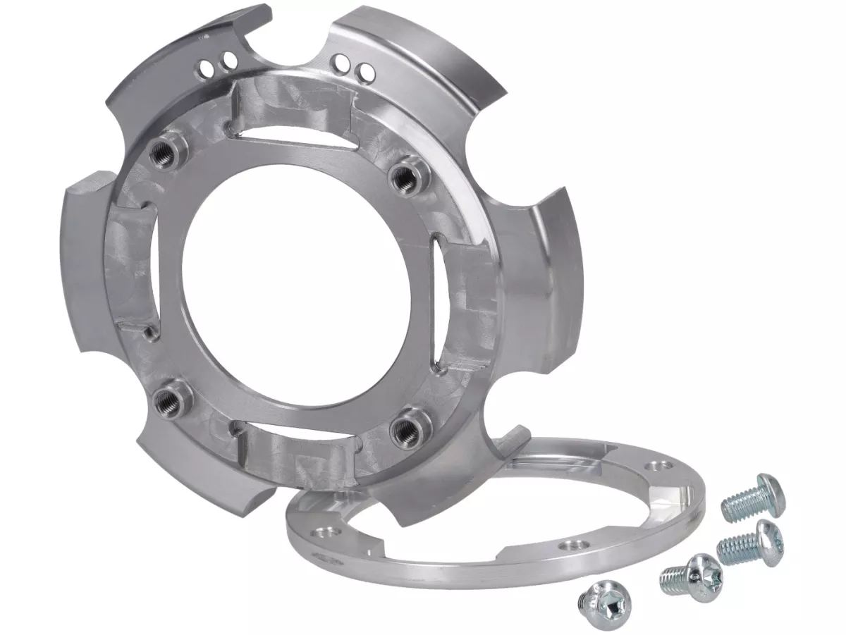 Caja de embrague con kit de reparación del embrague primario - BGM PRO reforzada CNC - Vespa V50, V90, SS50, SS90, PV125, ET3, PK50, PK80, PK50 S, PK80 S, PK125 S, PK50 XL, PK125 XL, ETS, PK50 HP, PK50 SS