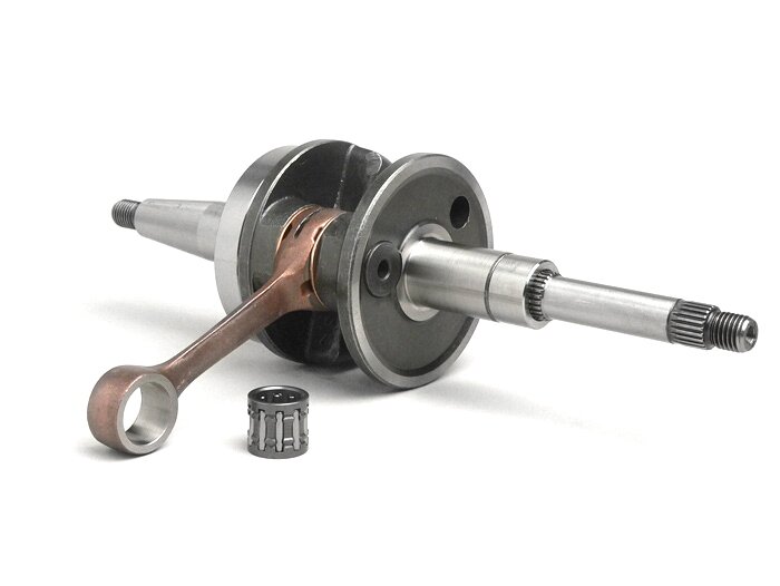 Crankshaft -TOP RACING Original- Peugeot horizontal (woodruff key for rotor) -TOP RACING Original-TECH, JETFORCE50 TSDI, SPEEDFIGHT3 50 AC/LC (2-TOP RACING Original-stroke)