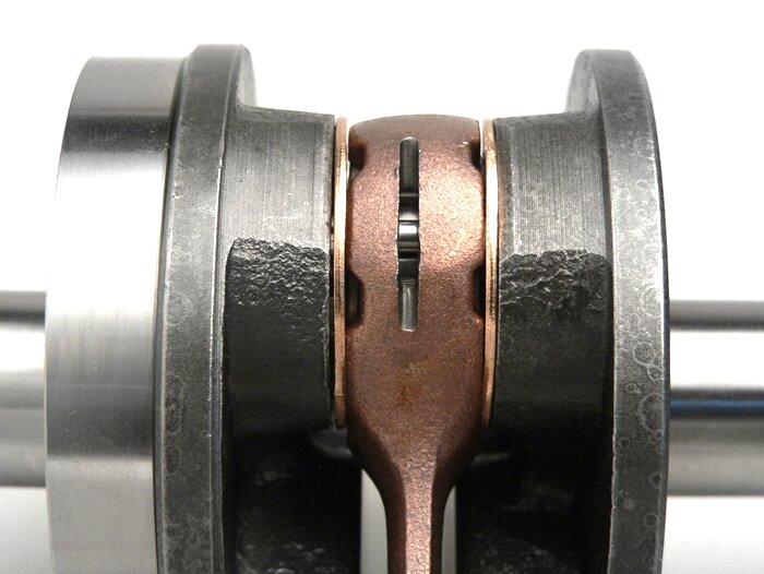 Crankshaft -TOP RACING Original- Peugeot horizontal (woodruff key for rotor) -TOP RACING Original-TECH, JETFORCE50 TSDI, SPEEDFIGHT3 50 AC/LC (2-TOP RACING Original-stroke)