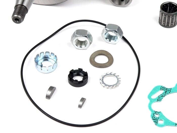 Kit poros engkol -BGM PRO Touring 57mm stroke - Vespa PX200 - Segel oli sisi penggerak dari karet