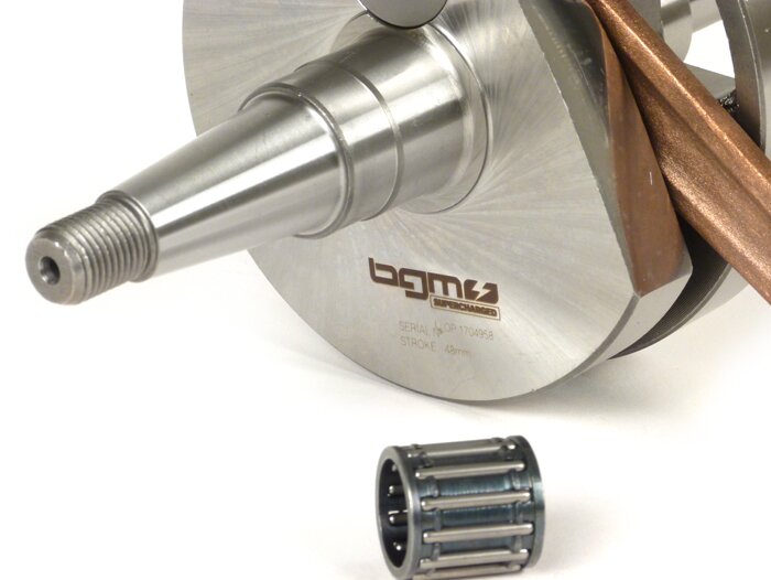 Albero motore -BGM ORIGINAL Standard (valvola rotante) corsa 48 mm, biella 105 mm- Vespa P80X, PX80