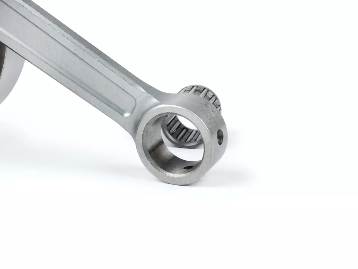 Crankshaft -J&G 2% special by BGM Pro (rotary valve) 60mm stroke, 125mm connecting rod, piston pin=Ø16mm- Vespa PX80-150 - for adaptation of a PX200 cylinder by means of adapter plate