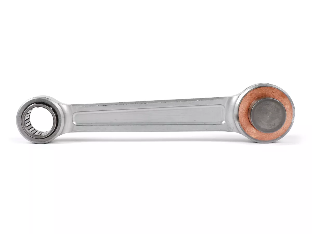 Batang penghubung -BGM PRO - sesuai dengan poros engkol BGM0318, 128mm, untuk pin piston Ø16mm, pin engkol Ø20mm - cocok untuk mis. silinder Quattrini M232 / M244