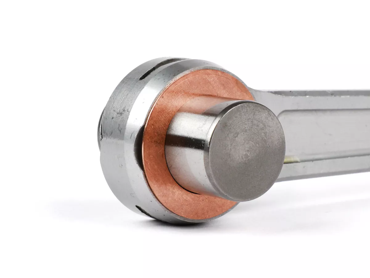Batang penghubung -BGM PRO - sesuai dengan poros engkol BGM0318, 128mm, untuk pin piston Ø16mm, pin engkol Ø20mm - cocok untuk mis. silinder Quattrini M232 / M244