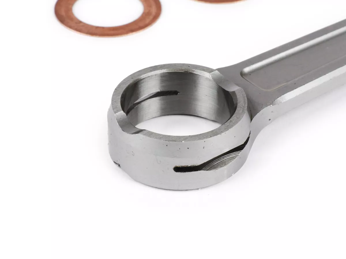 Batang penghubung -BGM PRO - sesuai dengan poros engkol BGM0318, 128mm, untuk pin piston Ø16mm, pin engkol Ø20mm - cocok untuk mis. silinder Quattrini M232 / M244