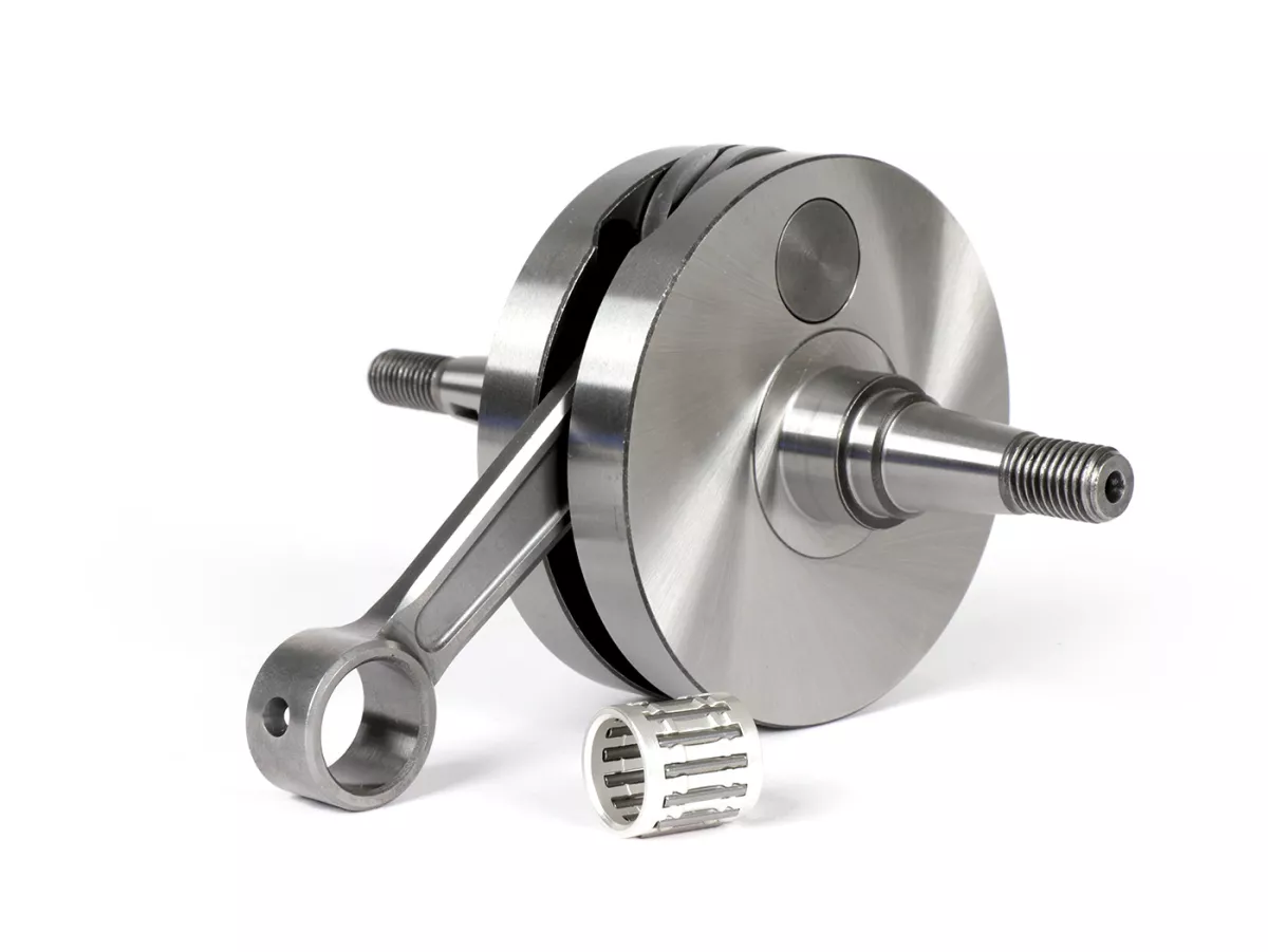 Krukas -BGM PRO, directe inlaat, slag = 60mm, drijfstang = 105mm- Vespa GS150 (VS1-5T), Motovespa 150GS (motor 04M), 150S (VTT, V13502C), 150 Sprint (motor 04M) - Zuigerpen Ø15mm (naaldlager)
