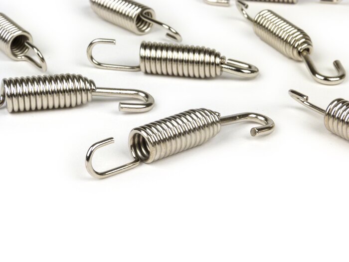 Exhaust spring set -BGM ORIGINAL- stainless steel (10 pcs) - 55mm