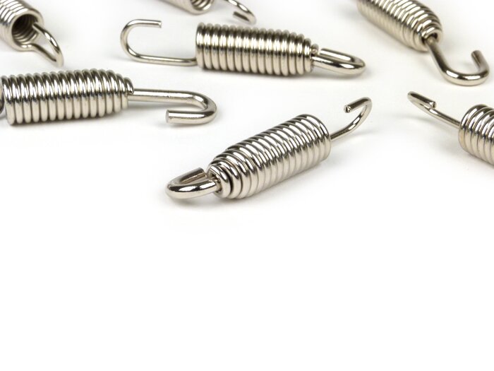 Exhaust spring set -BGM ORIGINAL- stainless steel (10 pcs) - 55mm